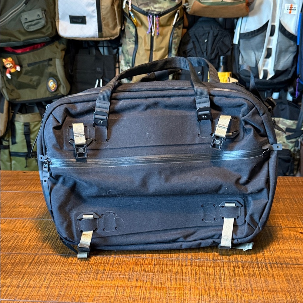 Black Ember Convertible Briefcase Backpack
